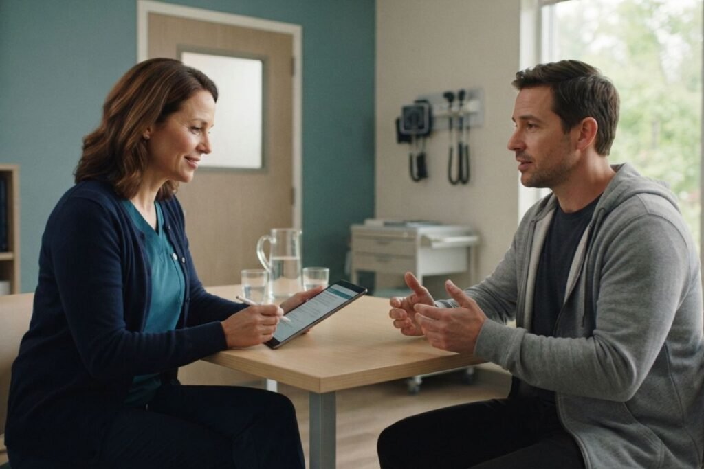 Clinical assessment before medical detox