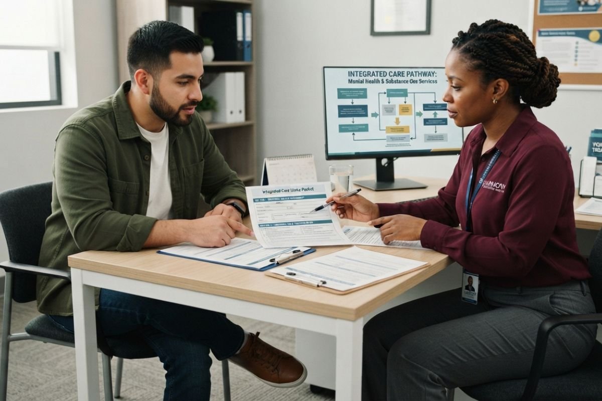 Integrated assessment for depression and addiction treatment