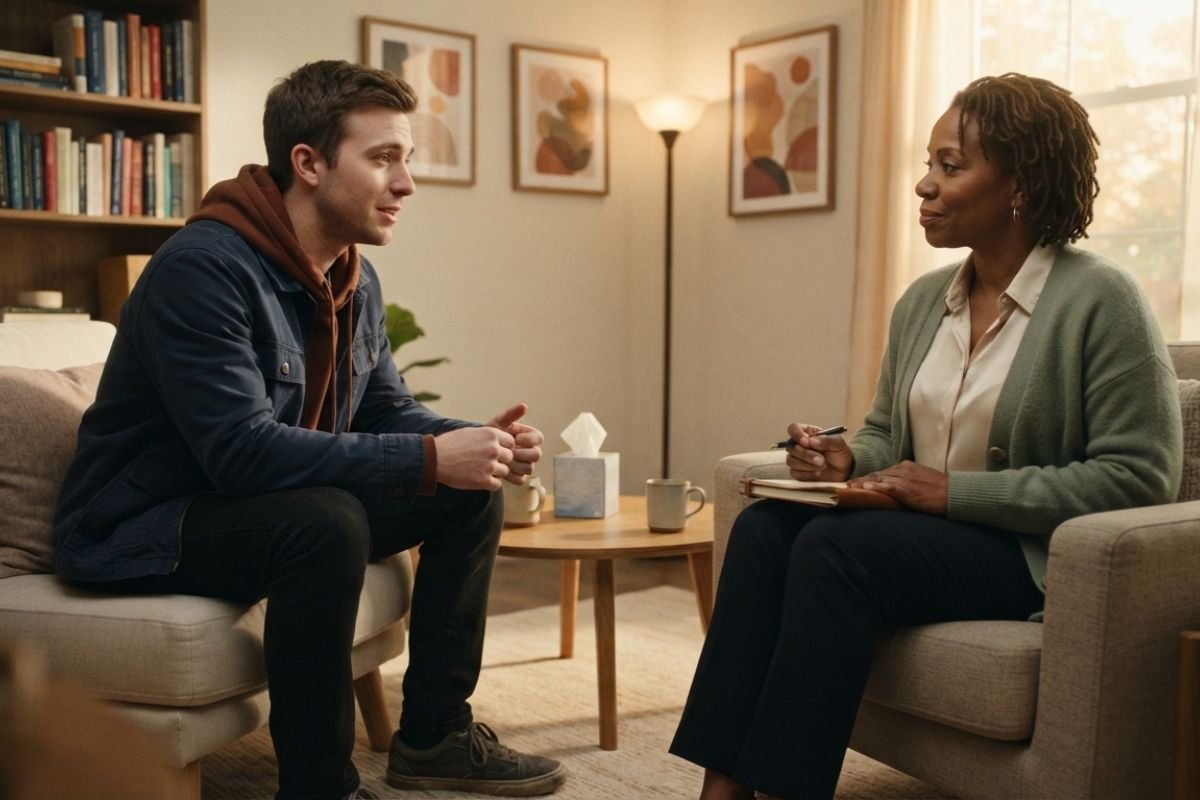 Therapy for depression and addiction in an integrated behavioral-health setting